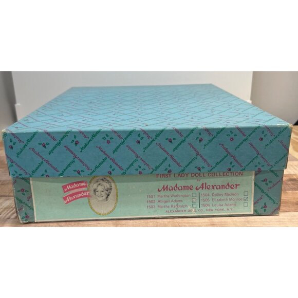 Madame Alexander First Lady Doll Elizabeth Monroe In Original Box - Picture 6 of 6
